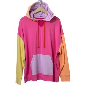 Terez Colorblock Sweatshirt Hoodie Side Large